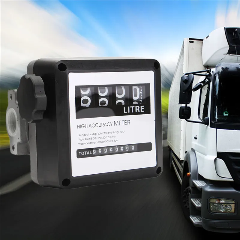 4 цифровой расходомер дизельного топлива и газа Высокоточный с гибким