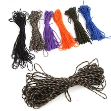 31 м/лот, 4 мм, цветной парашютный шнур, трос, один трос, оборудование для альпинизма, кемпинга, выживания, Паракорд