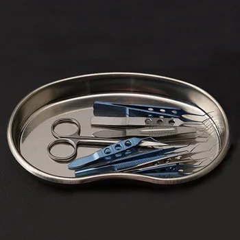 

Surgical Medical Bending Tray Plate Tool For Eyebrow Lip Tattoo Body Art Stainless Steel