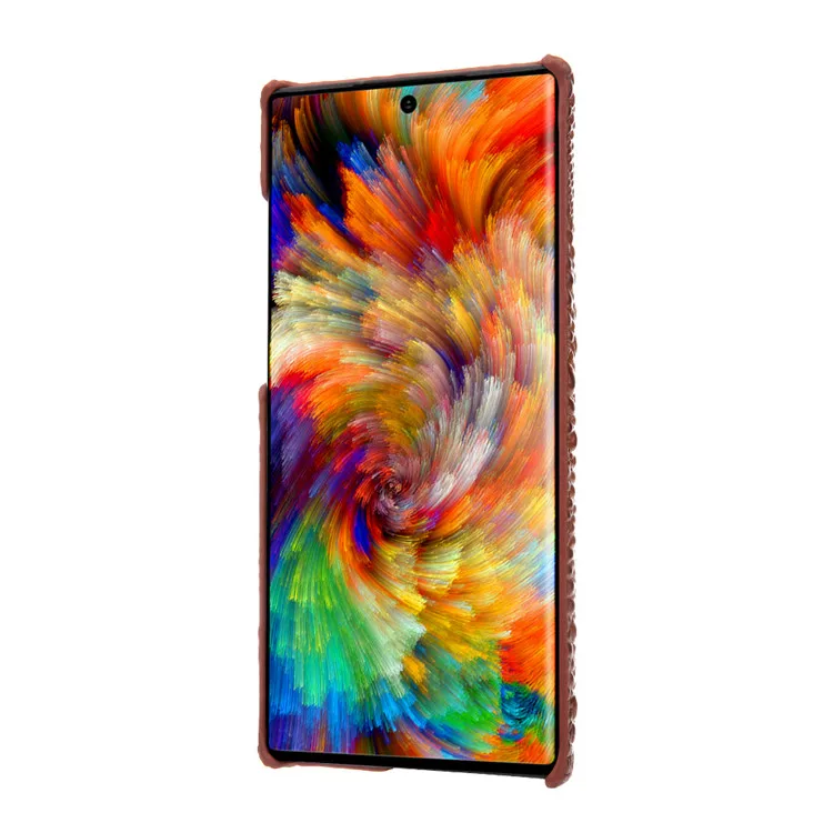 Чехол для мобильного телефона samsung note 10 pro S10 plus note 8 note9 S8 S9 с крокодиловой головкой из натуральной кожи