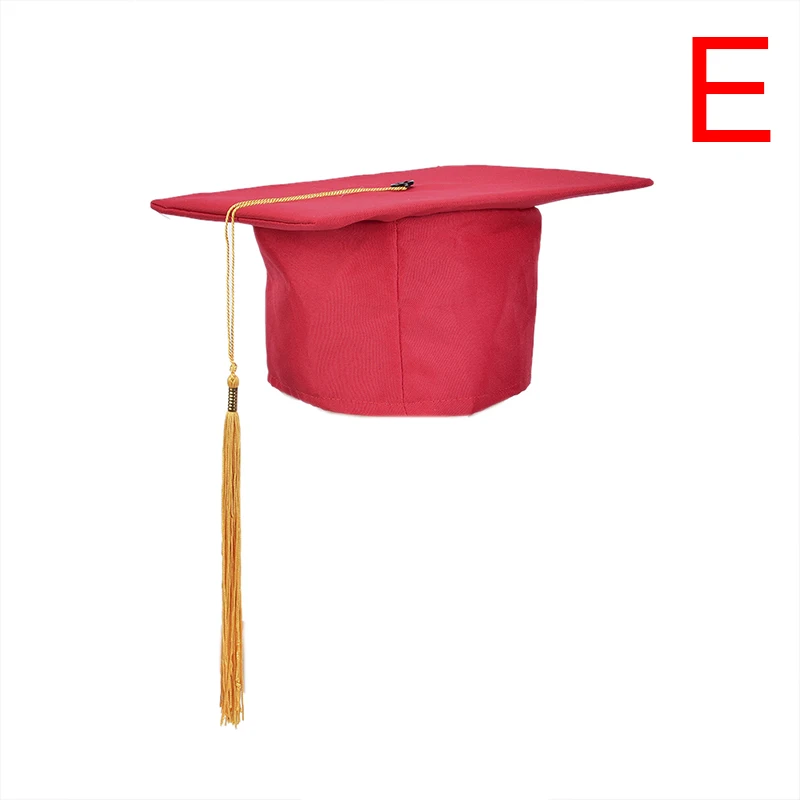 School Graduation Party Tassels Cap Mortarboard University Bachelors Master Doctor Academic Hat Black Mortar Board - Цвет: as picture