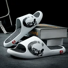 

Couple Home Indoor Non-slip Flip Flops Four Seasons Wear-resistant Shock Absorption Solid Color Round Head тапочки для дома