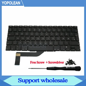 

New Denmark Danish Keyboard For Macbook Pro Retina 15" A1398 Keyboard 2012 2013 2014 2015 Years