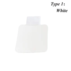 Self-Adhesive PU Leather Pen Clip with Elastic Loop for Notebooks and Calendars (White)