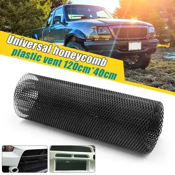 

120X40cm Universal Car Styling Air Intake Racing Honeycomb Meshed Grille Spoiler Bumper Hood Vent Racing Grills