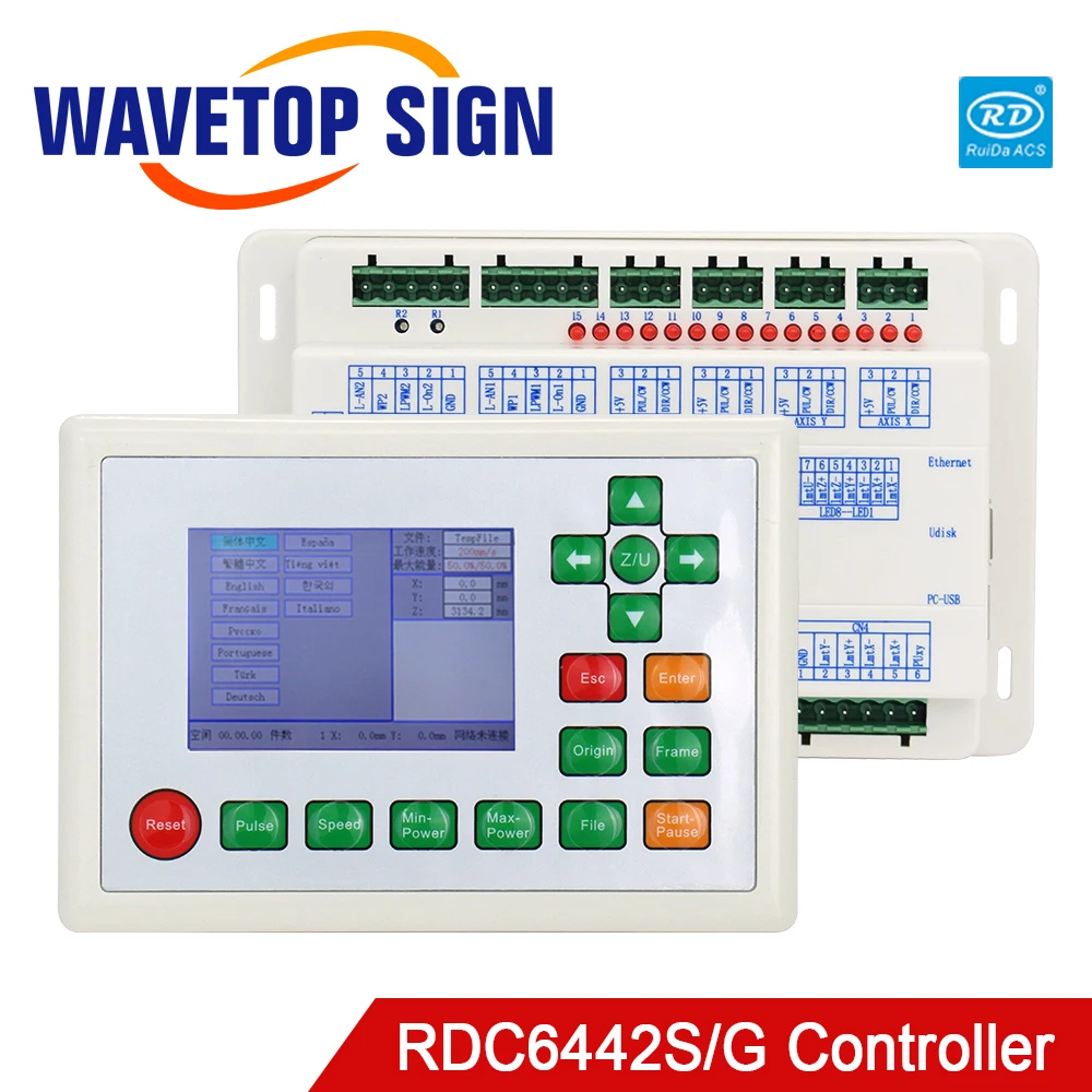US $73.08 Ruida Rdc6442g Co2 Laser Dsp Controller Use For Co2 Laser Engraving And Cutting Machine Rdc 6442 6442g Rdc6442s