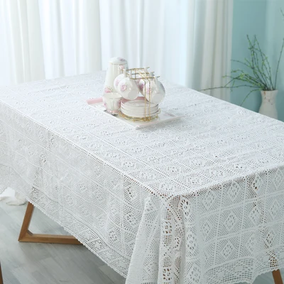 

Nostalgic Skeleton cotton crochet hook tablecloth Tablecloth table cloth dinner mat Square rectangle Mat table cover FG1255