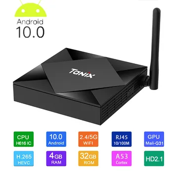 

Smart Tv Box Android 10.0 Tx6s Allwinner H616 Quad Core 8K 5g Wifi BT4.0 Youtube Netflix Media Player Smart Android 10 TV BOX