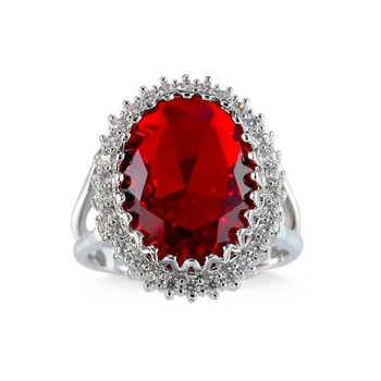 

Classic Multicolor Cut Diamond Glossy Ring Oval Personality Ladies Engagement Ring For Girlfriends Exquisite Romantic Gift