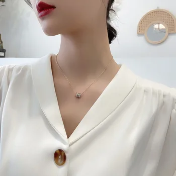 

Fashion Slim Waist Necklace Douyin Celebrity Style Necklace Korean-style Elegant Choker Non-mainstream Light Luxury Simple Titan