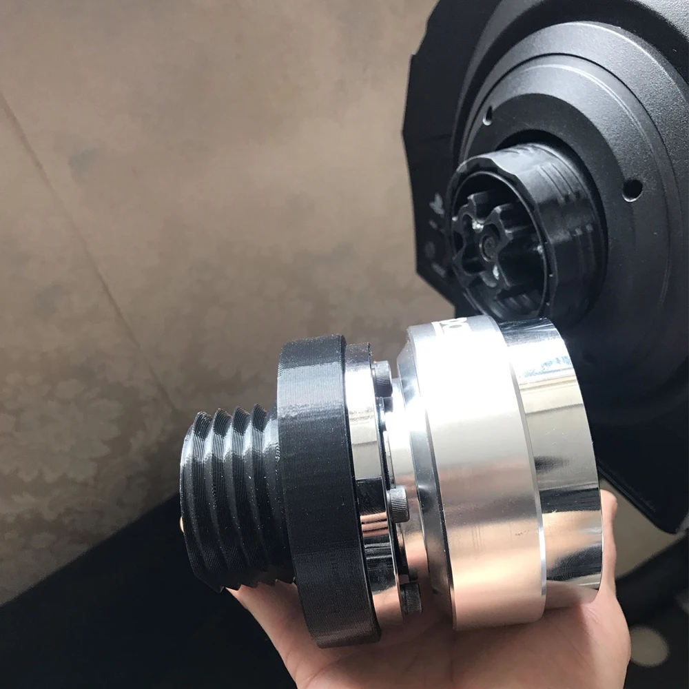 3D printing Wheel Adapter with Quick Release For Thrustmaster Steering Wheel systems Racing car game Modification 3D printing Wheel Adapter with Quick Release For Thrustmaster Steering Wheel systems Racing car game Modification