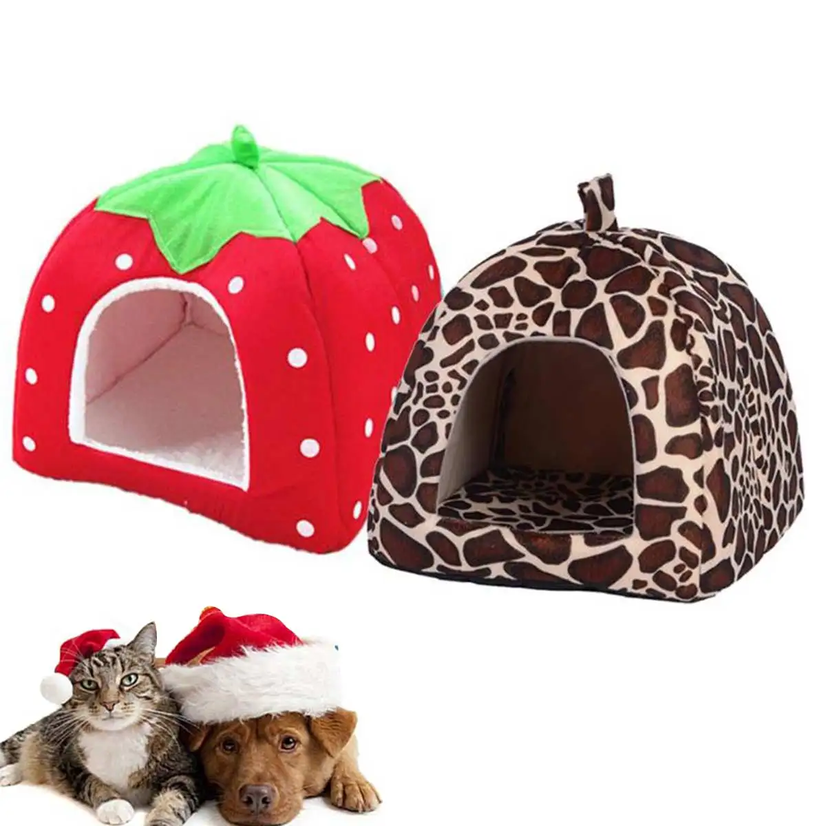 

soft Pet Dog Cat House dog Bed Tent Dog Kennel Nest Winter Warm Dog Mat cat sofa Cushion dog Basket Animal Bed Cave Pet Supplies