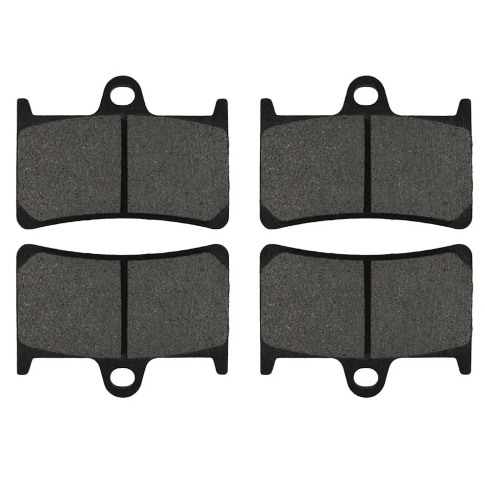 2 Pairs Мотоциклетные передние тормозные колодки для YAMAHA YZF R6 YZFR6 2005- FZ 8 FZ8 2010 2011 2012 2013 - Цвет: 2 Pairs