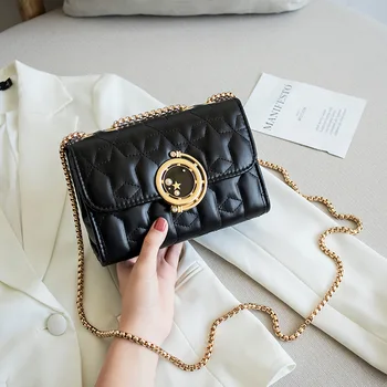 

2020 new bag female rhombus net red Korean crossbody chain bag shoulder portable small incense bag female student