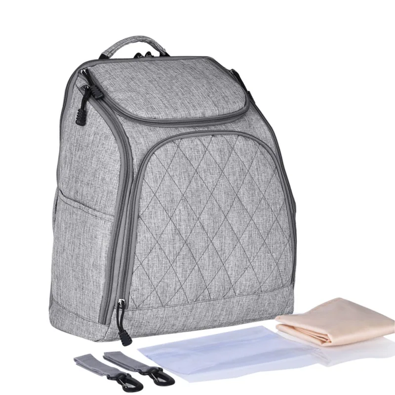 H Baby Care Nappy Backpack Mummy Maternity Diaper Bag Large Nursing Bag Travel Backpack Designer Stroller Baby Bag - Color: H