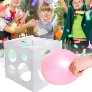 

11 Holes Balloon Sizer Box Balloon Arches Columns Make Balloon 2-10inch Size Measurement Tool For Birthday Party Decoration