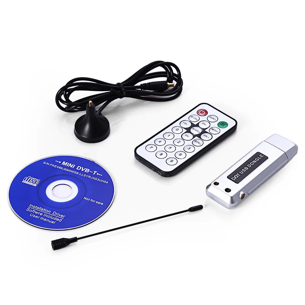 Digital DVB-T TV Stick HDTV Tuner Receiver Recorder Radio with Antenna Remote for Laptop tablet pc network | Компьютеры и офис