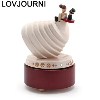

Accessories Carillon Scatole Musicali Note Musically Ballerina Typewriter Madera Wood De Musica caja Musical Carousel Music Box