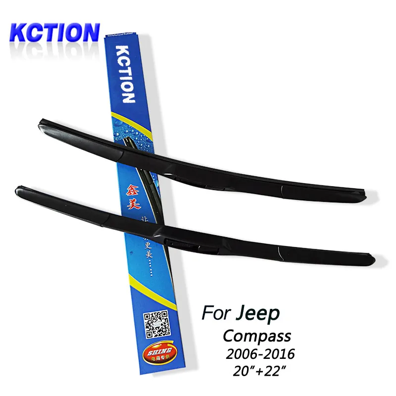 Car Windshield Wiper Blade For Jeep Compass (2006 2016) ,20"+22