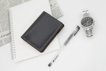 

Handmade wallet DIY material box send tool ultra-thin wallet short wallet coin purse handmade leather goods men men wallets