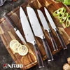 XITUO 4 pcs haute qualité Très forte Chef couteau 7CR17Mov couteaux de cuisine en acier inoxydable lame de Miroir Santoku Couteau Outil De Cuisson ► Photo 2/6