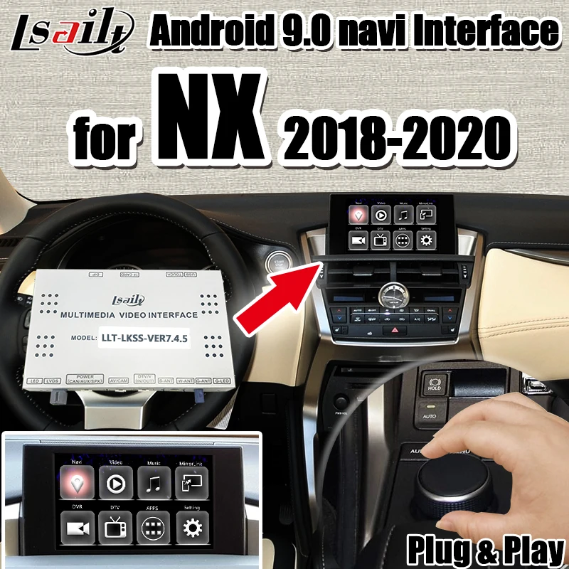 Lsailt Android 7,1 мультимедийный видео интерфейс для Lexus NX200 NX300h 2013-2018 с Android GPS навигационной коробкой Lsailt Android 7,1 мультимедийный видео интерфейс для Lexus NX200 NX300h 2013-2018 с Android GPS навигационной коробкой