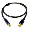 YYAUDIO L-4E6S Hifi USB Cable High Quality Type A to Type B Hifi Data Cable For DAC ► Photo 2/6