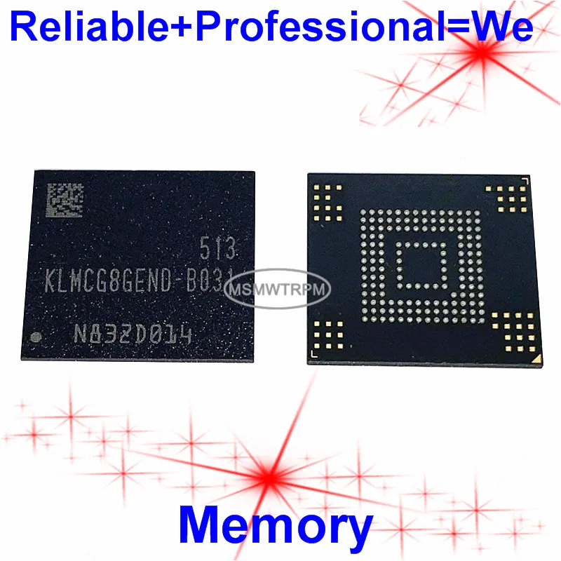 Память для мобильного телефона BGA153Ball EMMC5.0 64 ГБ новые оригинальные и припаянные
