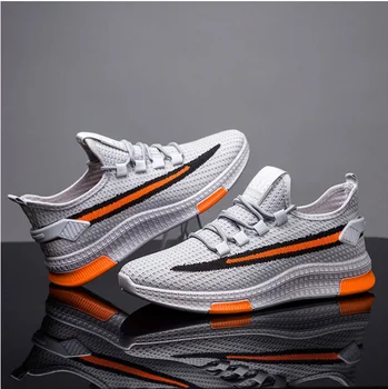 

Men Sneakers 2020 New Men Shoes Lace Up Breathable Mesh Male Trend Shoes Tenis Masculino Fashion Men Casual Shoes Krasovki