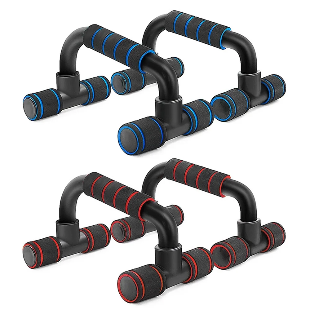 1 Pair Ishaped Pushups Bar Stands Push Up Chest Bar Handle Grip Bar Fitness Gym Muscle