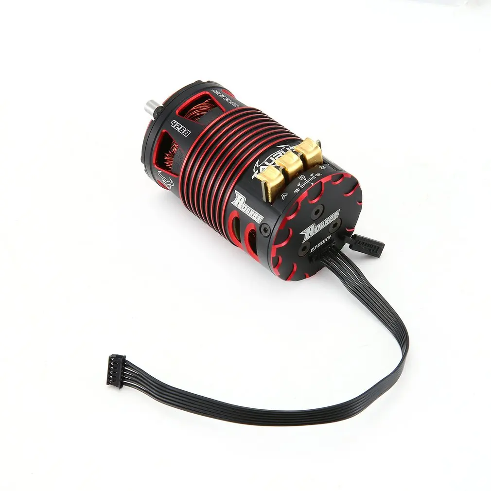 Rocket 4268 2700KV бесщеточный сенсорный двигатель 4-полюсный автоматический автомобильный двигатель RC для 1/8 Электрический на дороге автомобиль Запчасти