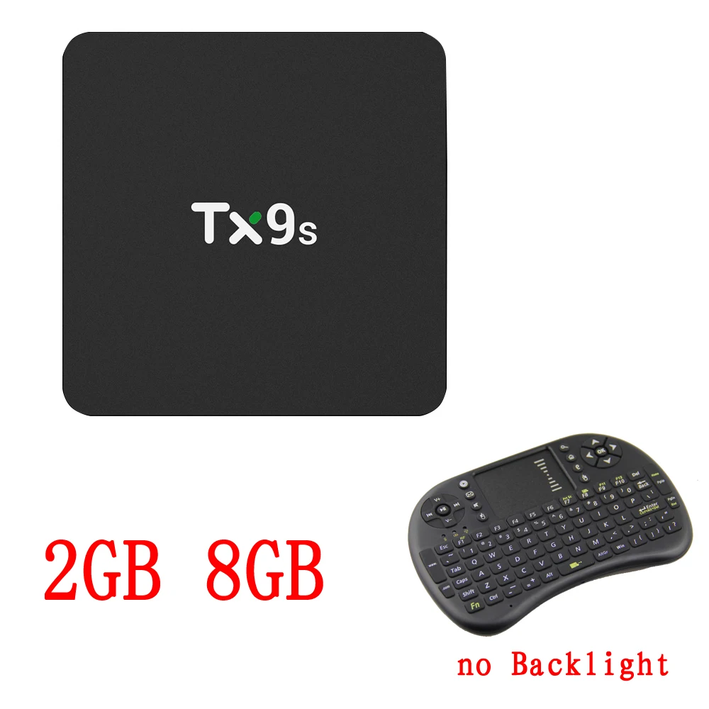 2GB 8GB TX9S Smart Android 4k tv Box AmlogicS912 чип 2 ГБ 8 ГБ медиаплеер телеприставка с пультом дистанционного управления - Цвет: 2GB 8GB
