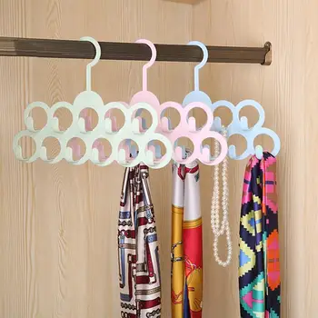 

6pcs Multifunctional Drying Racks Clothes Scarf Storage Rack Kitchen Bathroom Storage Rack for Hanging Clothes Coat