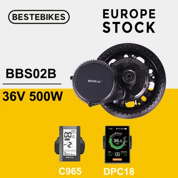 

Bafang BBS02B BBS02 36V 500W Mid Drive Motor 8fun Bicycle Electric eBike Conversion Kit DPC18 C965 eBike Display