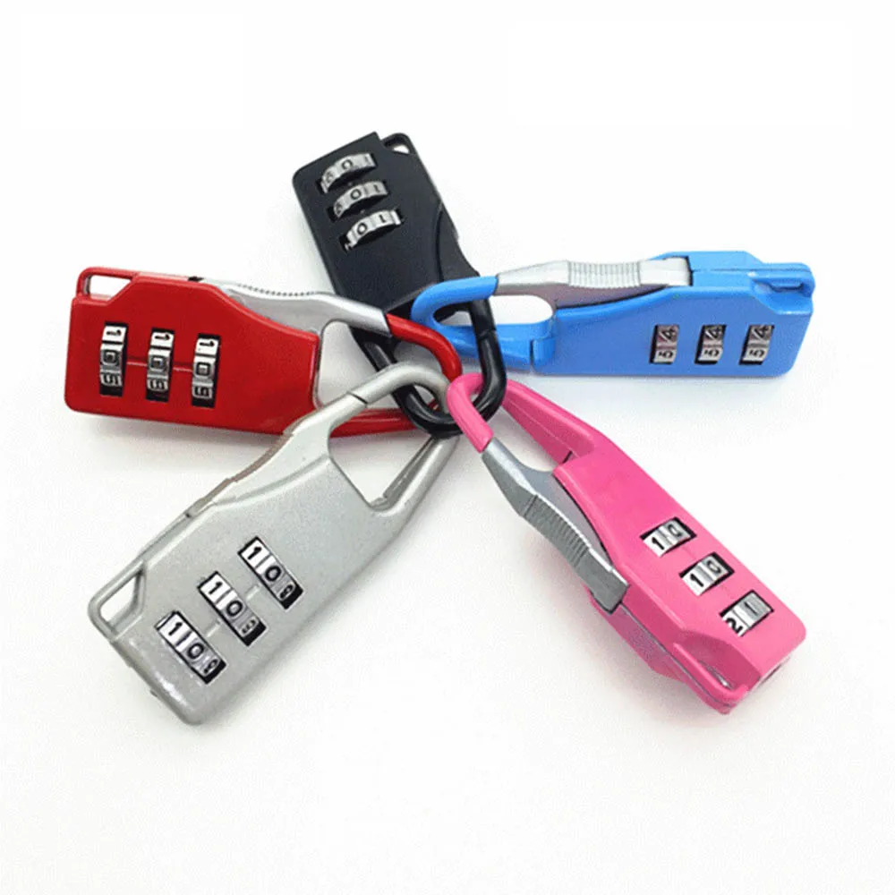 

Colorful Password Lock Zinc Alloy Security Lock Suitcase Luggage Coded Lock Cupboard Cabinet Locker Padlock