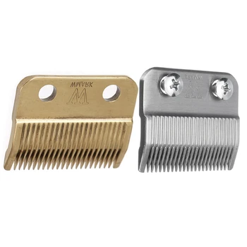 

2Set Replace Cutter Head Metal Bottom Clipper Blade for Wahl Electric Shaver-Golden & Silver