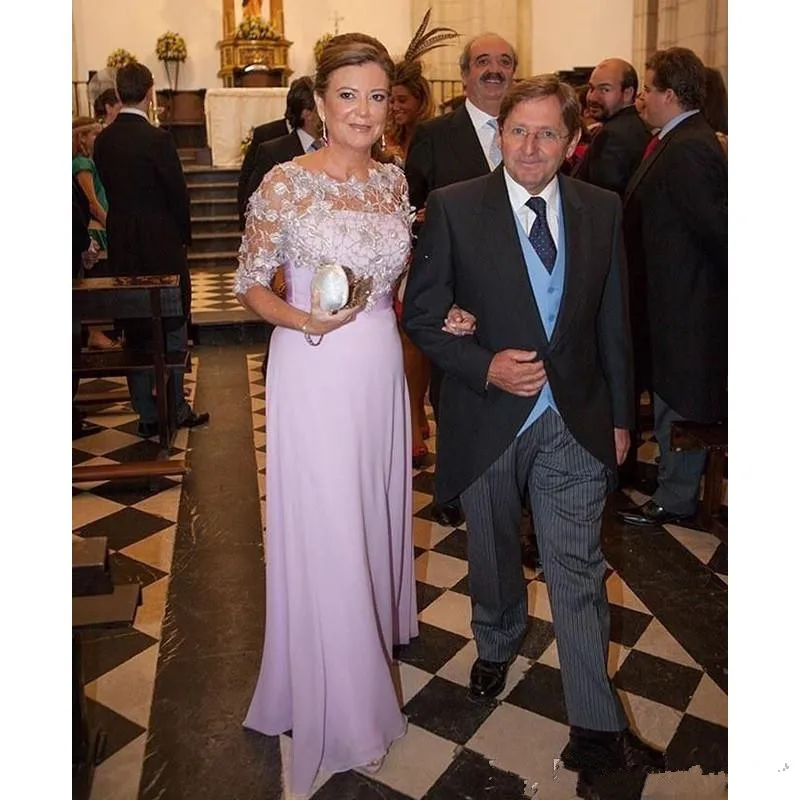 Eenvoudige Lange Moeder Van De Bruid Jurken 2019 Vestido De Madrinha Half Mouw Chiffon Floor Lengte Formele Bruiloften Avondjurk Eenvoudige Lange Moeder Van De Bruid Jurken 2019 Vestido De Madrinha Half Mouw Chiffon Floor Lengte Formele Bruiloften Avondjurk