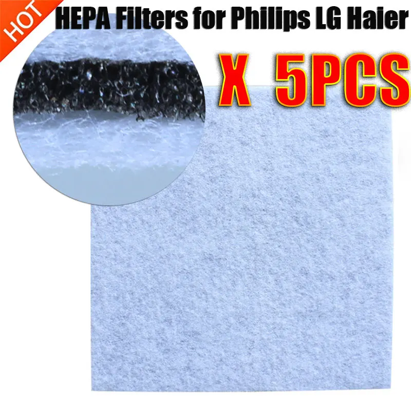 Сменные фильтры HEPA для пылесоса Philips LG Haier Midea моторный хлопковый фильтр ветрового
