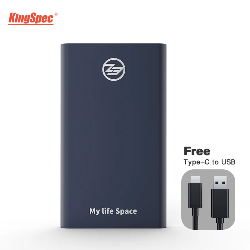 

Kingspec SSD 128GB 256GB 512GB 1TB New External solid state drive Portable Type-c harddisk tlc USB3.1 for laptop computer ps1