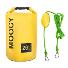 10L 20L Tow rope Sand Sack 2-in-1 Sand Anchor & Waterproof Dry Bag Storage Bags Dock line for Kayak Jet Ski Rowing Small Boats