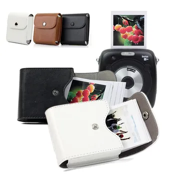 

Camera Bag for Fujifilm Instax Mini 9 Case SQ10 SQ6 SQ20 Leather Retro Button Pouch Photo cases for Instax Mini 8 Cameras cover