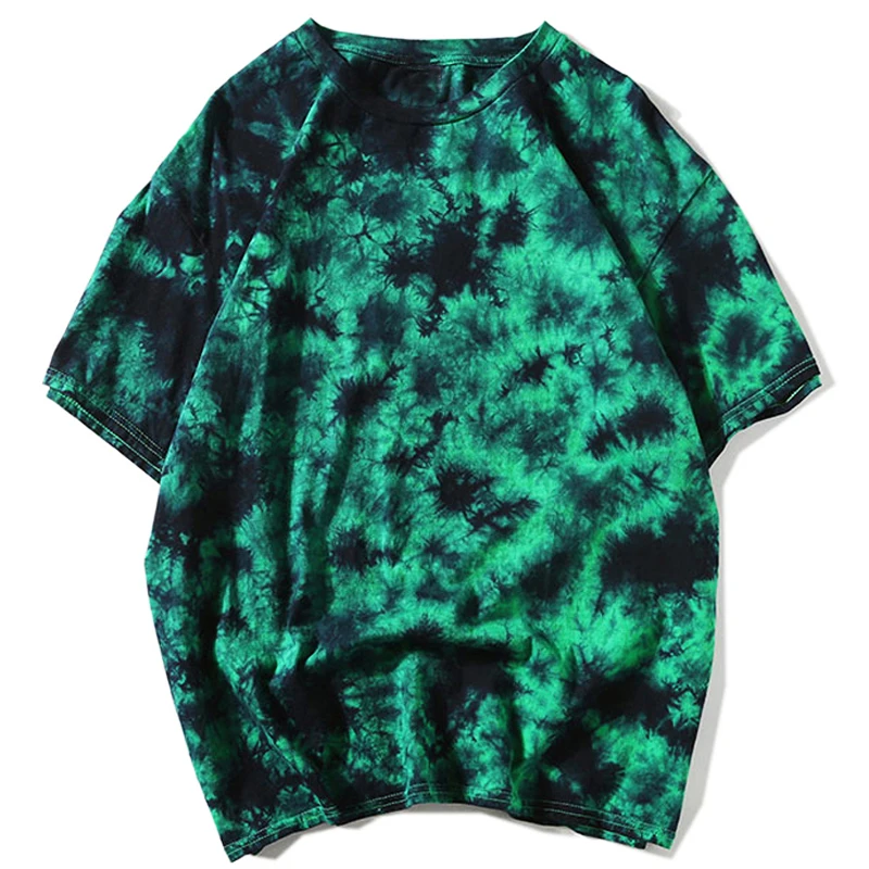 Футболка унисекс с принтом Tie Dye футболка в стиле хип хоп круглым вырезом