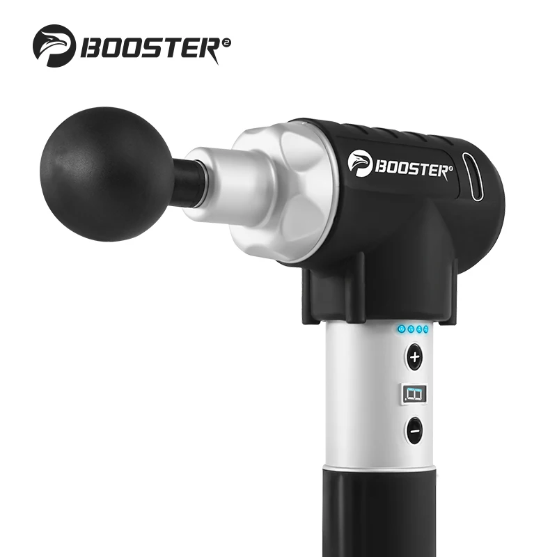 Дропшиппинг перезаряжаемый перкуссионный массажер глубокий мышечный Стимулятор терапия пистолет 9 скоростей для Booster Pro 2