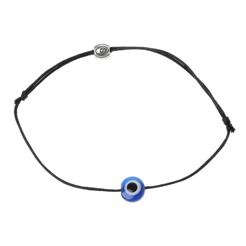 

Blue Evil Eye String Kabbalah Bracelet Jewish Amulet Protection Lucky Jewelry U50C