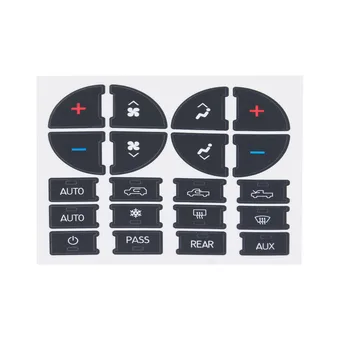 

AC Dash Button Sticker Repair Kit AC Panel Decals & Radio Button Repair Decal Set Replacement for Chevrolet GMC Tahoe 2007-2015