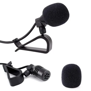 

9.8 Inch Microphone Black Brackets Cover Vehicle For Car Pioneer Stereos 2.5mm