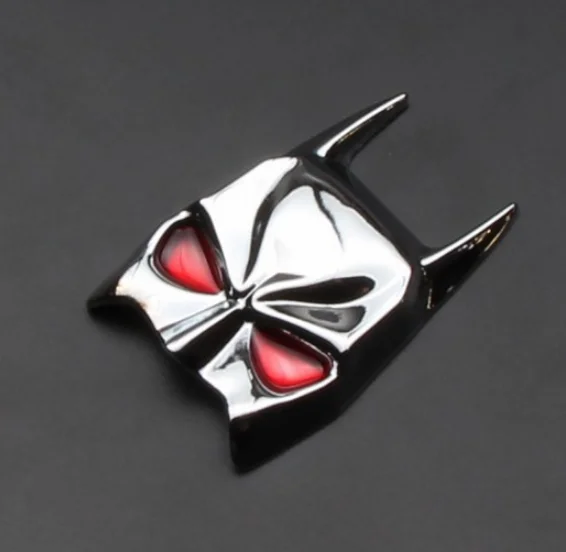

Chrome 3D Metal Batman Mask Dark Knight Car Motorcycle Emblems Decal Sticker