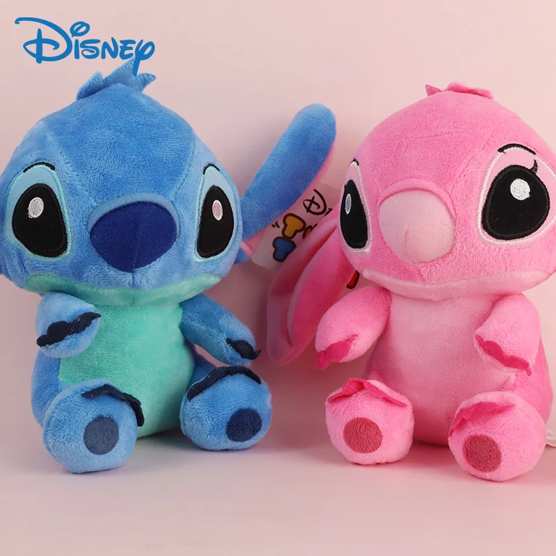Muñecos de peluche Kawaii 20cm Stitch para niños de a 4 años, muñecos de dibujos animados de Stitch Disney, regalo de cumpleaños para niñas - AliExpress y pasatiempos
