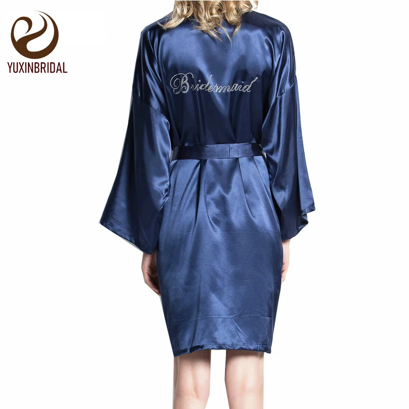 personalised silk robe