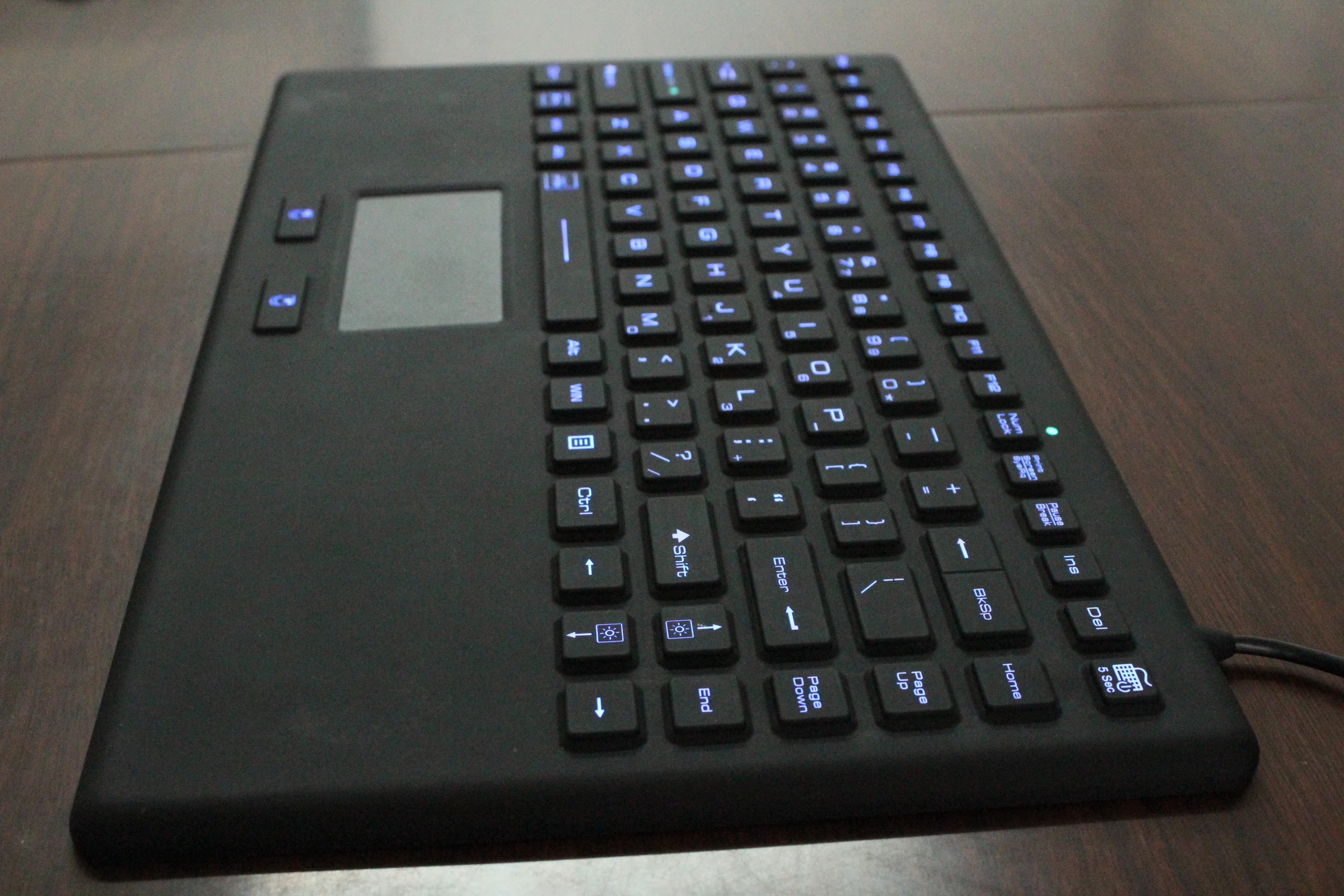 Impermeável do Portátil do Silicone Ip68 com Touchpad Teclado Industrial - Imagem 6